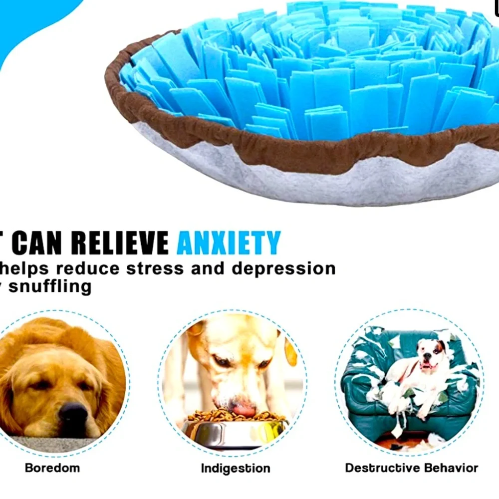 Barkz Adjustable Snuffle Mat For Dog -EnrichmentToy NWOB